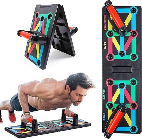 Push Up Board - Hotwave - Portable - Entraînement de force - Compact - Multisport