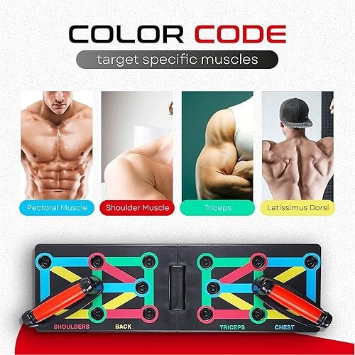 Push Up Board - Hotwave - Portable - Entraînement de force - Compact - Multisport